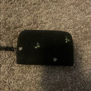 Universal Thread Black Clutch with Metallic Accents